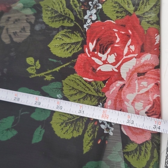 NEW Loft Floral Tie Waist Dress Size Medium M - Picture 10 of 12